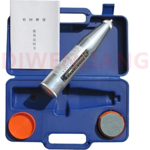 Portable Manual Concrete Test Hammer Detector Rebound Hammer Test for The Compressive Strength Schmidt Rebound Testing Hammer