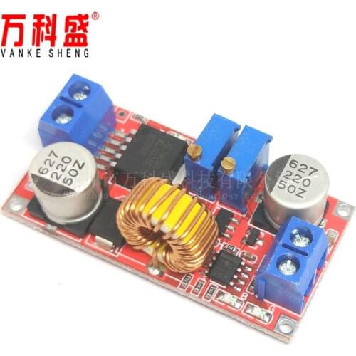 Constant current and constant voltage High current 5A Li-ion battery charging LED driver power module