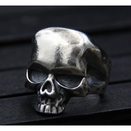 Retro Thai silver skull ring men models personalized original design ring