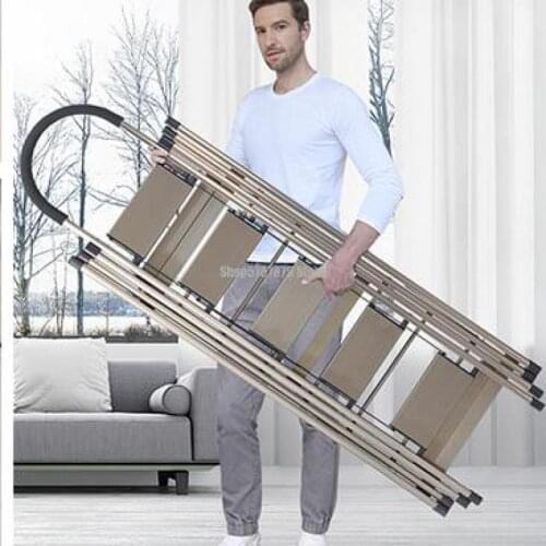 Ladder Household Folding Herringbone Ladder Multifunctional Indoor Thickening Dual Purpose Telescopic Folding Elevator Ladder Cl