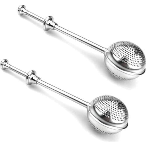Shaker Duster Sifter Dusting Wand for Meringue Powder Sugar Flour Confectioners and Spices Stainless Steel, Pack of 2