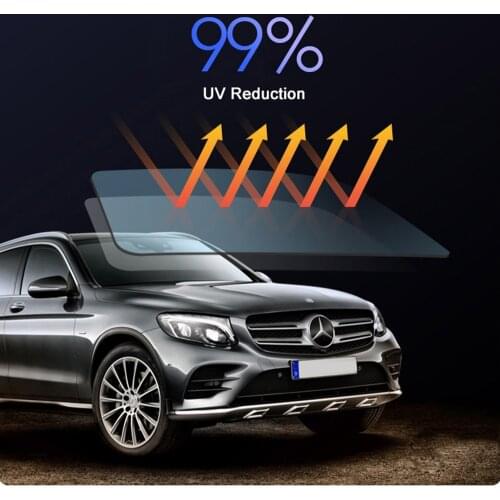 Universal Car Windows Front Windshield Solar Protection Heat insulating Sun Control 99% UV Reduction Foils Tint Film HD Vision