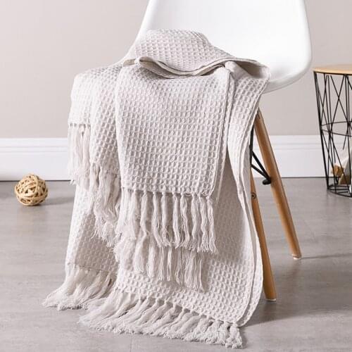 Knitted Wool Blanket for Beds with Tassel Manta Cobertor Chunky Knit Blankets Sofa Plaid Christmas Decoration for Home