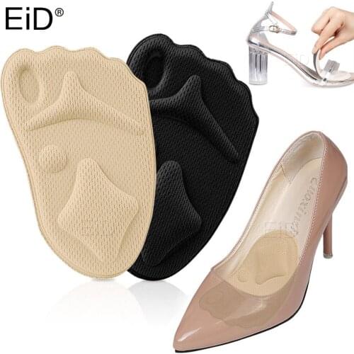 2 Pcs Forefoot Insoles Shoes Sponge Pads High Heel Soft Insert Anti-Slip Foot Protection Pain Relief Women shoes insert Insoles