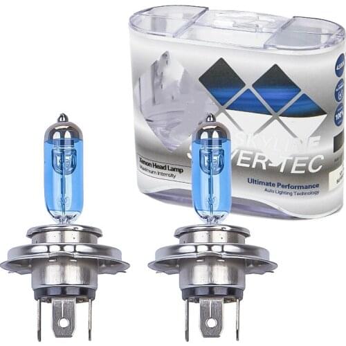 2x H4 9003 HB2 12V 100W 5000K Super White Xenon Head Lamp Car Halogen Headlights Light Bulb Auto Fog Light DRL Car Light Source