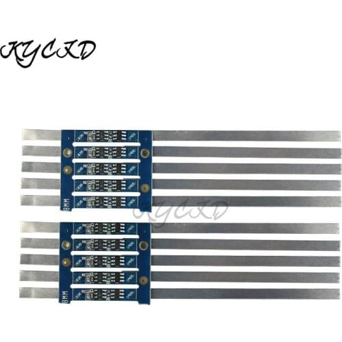 5 PCS/Lot BMS 1S 3.7V 1.5A 18650 Battery Charger Protection Board with Solder Belt For Mini Fans/Lights/Single 18650 Power Bank