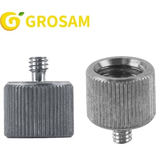 GROSAM 10pcs 5/8'' to Male 1/4" Adapter For 1/4" Thread Line Laser And Laser Level Rangefinder And Tripod Or Stand Is 5/8"
