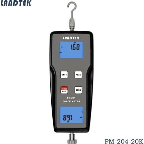 Digital Dynamometer Measuring Instruments Thrust Push Pull Force Gauge 20kgf/196N/44Lbf FM-204-20K