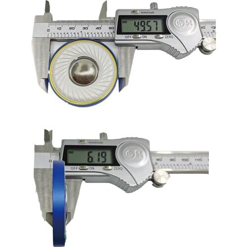 DIY 50mm Dynamitic Driver Unit 500 ohm Audiophile HiFi Flagship Unit CNC Headphone Loudspeaker Driver Replacement(Pack of 2)