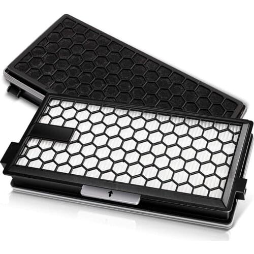 2*Filters Vacuum Cleaner Filter For Miele S5000, S5210, S5211, S5211P, S5212, S5220, Active Air Clean Cat And Dog Pet Allergy SF