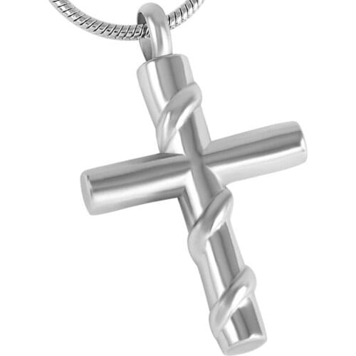 IJD8351'Hold the love'cross,Stainless steel Cremation jewelry for ashes pendant for women&men,classic design wholesale charm