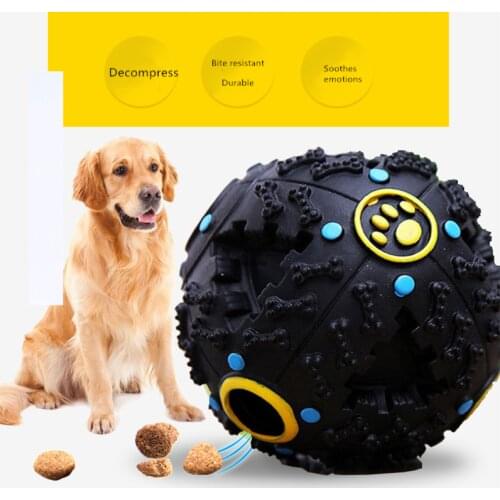 Monster Squeak Interactive Pet Food Dispenser Dog Toys Ball for Kids Pitbull Golden Retriever Popular Toys Dog Accessories