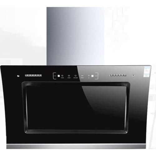 Kitchen Side Suction Range Hood Dual-motor Automatic Cleaning Exhaust Hood Large Suction Hodd hotte aspirante cuisine 90 cm