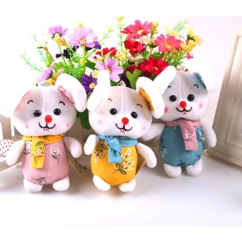 New fashion plush10cm mouse soft Cartoons Toy cute car Pendant good quality Bag decoration sweet birthday christmas gift for kid