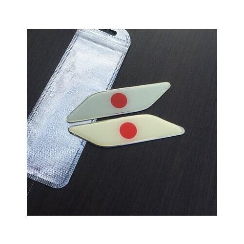 Pair Japanl Flag Auto Car Fender Side Emblem Skirts Badge Decal Sticker Car Accessories