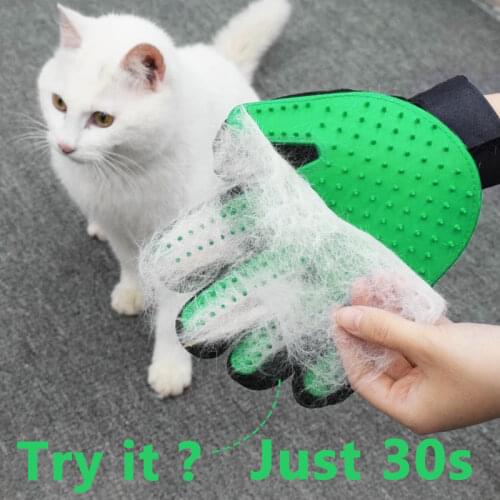 Pet Care Glove Cat Grooming Cat Glove Deshedding Brush Gloves Dog Comb for Cat Supplies Bath Clean Massage Hair Remover Brush