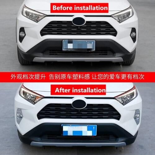 Fog lampshade decoration For TOYOTA RAV4 2019-2020 carbon fiber RAV4 exterior decoration