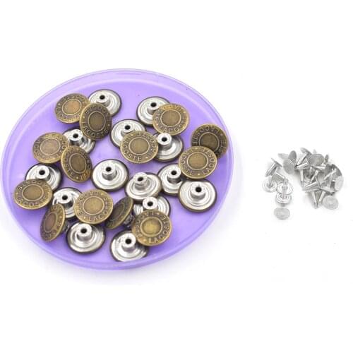 50 sets/lot)2018 new20mm jeans buttons. rivet. Clothing & Accessories. Sewing patches
