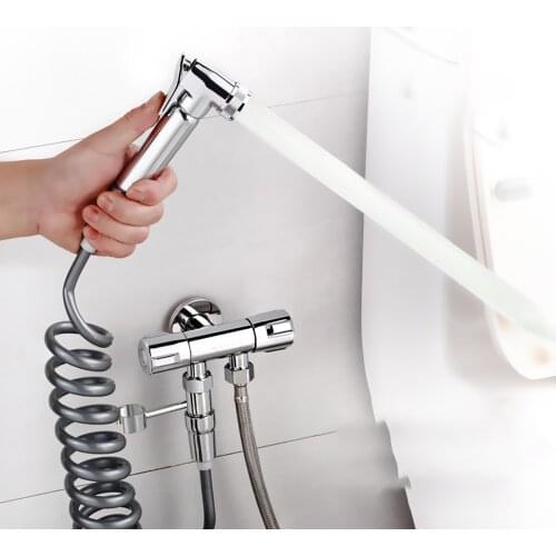 Hand Bidet Faucet Portable Bidet Sprayer Shower Head Handheld Self-Cleaning ABS for Bathroom Hand Sprayer