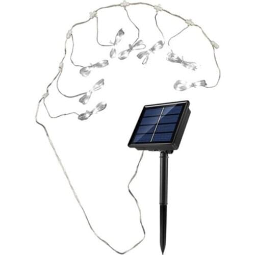 W3JE Outdoor Waterproof Solar Umbrella Light String Pathway Garden Lawn Umbrella Light Solar Powered Street Lamp Outdoor