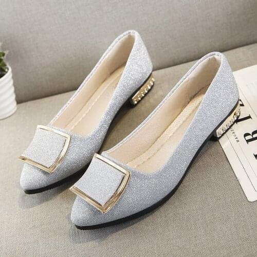 2019 Spring New Ladies Flat Shoes Casual Women Shoes Comfortable Pointed Toe Flat Shoe