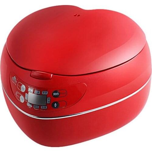 220V Home Heart Shaped Smart Rice Cooker 300W Multi-Function Rice Cooker 9 Hours Heat Preservation Stereo Heating 1.8L Capacity