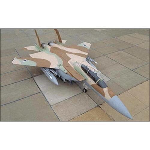 1:32 60cm USA F-15 Eagle Fighter Air Force Aircraft DIY 3D Paper Card Model Building Sets Construction Toys Military Model