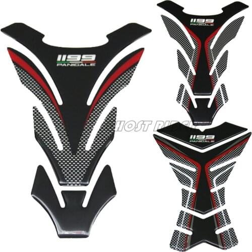 3D Motorcycle Tank Pad Protector Case for Ducati 1199 Panigale R S Resin Sticker tankpad