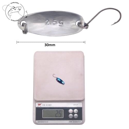 3D Eyes 6pcs/set 3cm/2.5g Artificial Colored Copper VIB Sequins Metal Hard Bait With Single Hook Sinking Wobblers Bionic Bait