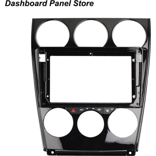 9 Inch Car Fascia For Mazda 6 2004-2015 Stereo Panel Dash Mount Installat Double Din Frame Air Conditioning Work Built-in Canbus