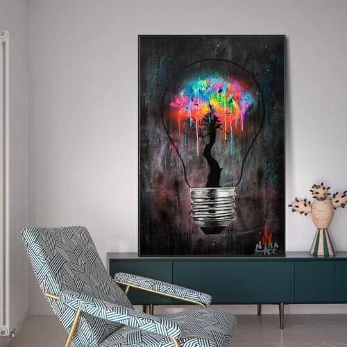 Abstract Graffiti Art Paintings on the Wall Art Posters and Prints Modern Street Art Canvas Pictures For Living Room Wall Decor