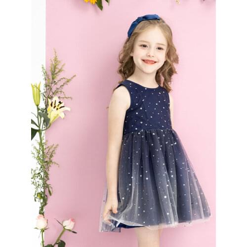 Bohemian Style Princess Dress For Girls Children Birthday Wedding Prom Party Ball Gowns Kids Sleeveless Knee Length Dresses