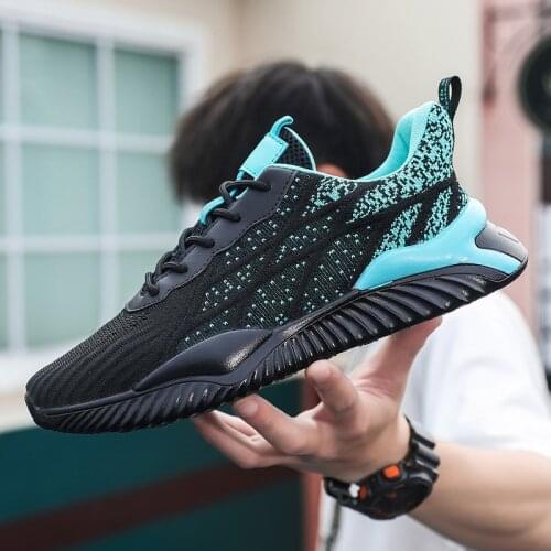 Y144 Designer Men Shoe Summer Breathable Casual Sneakers Mesh Lace-up Tennis Trend Outdoor Fashion Lightweight Trekking Footwear