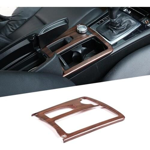 For Mercedes Benz C Class W204 2008-2014 Car ABS Central Console Cup Holder Frame Trim For Mercedes-benz E Class W212 2010-2011