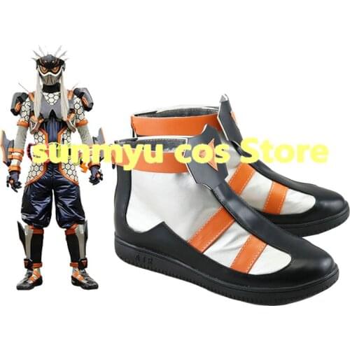 Customize,Free Shipping! Kamen Rider Masked Rider Fuma Boots Shoes Cosplay Custom Size Halloween