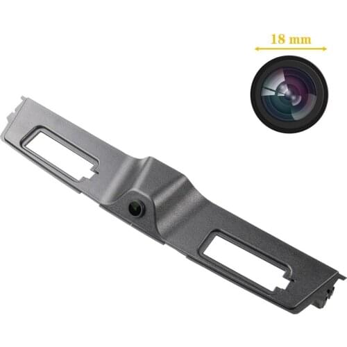 Misayaee HD Car Rear View Reverse Backup Camera Trunk Handle for Jeep Compass Commander Longitude 2017-2018 Night Vision