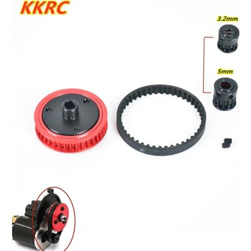 SCX10 Gear Set 3.2mm 5.0mm Belt Drive Transmission Gears System for 1/10 Axial SCX10 II 90046 KM1 D90