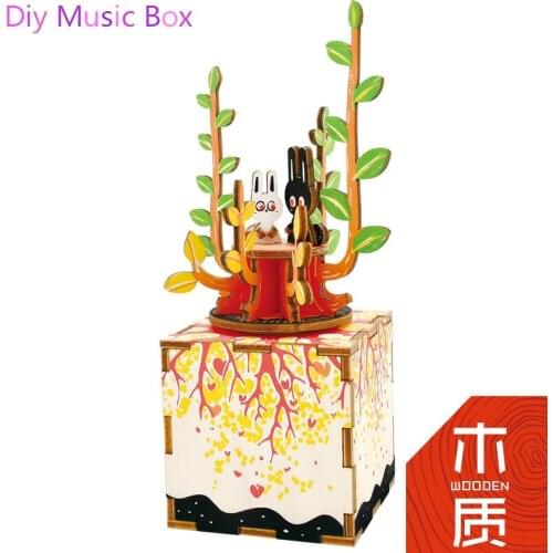 Best Girl Lover Gift Diy Puppenhaus Brithday Miniature Furniture Cat Doll House Toys for Children Wooden Box Toys JHZQW070-02