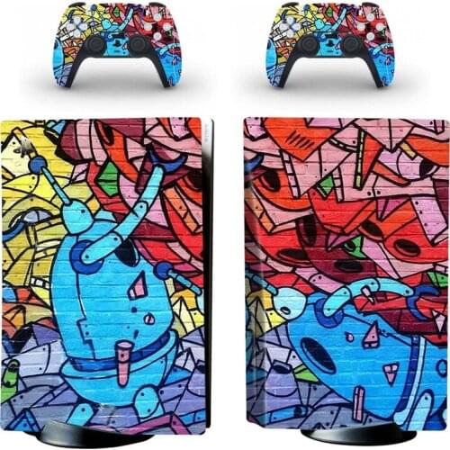 PS5 skin sticker is suitable For PlayStation 5 console and controller skin sticker standard disc version
