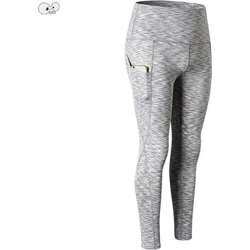 Solid Pockets Yoga Pants Women High Waist Push Up Leggings Sports Compression Running Fitness Tights Classic Sportswear Trousers