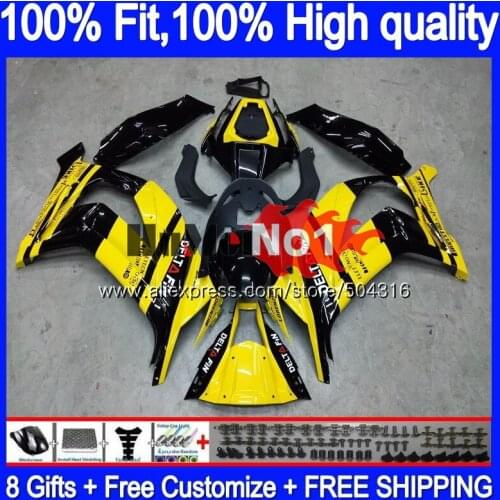OEM Injection For KAWASAKI ZX-10R ZX1000 ZX10R 16 17 18 19 Yellow black 85MC.69 ZX 10 R ZX 10R 1000 2016 2017 2018 2019 Fairing