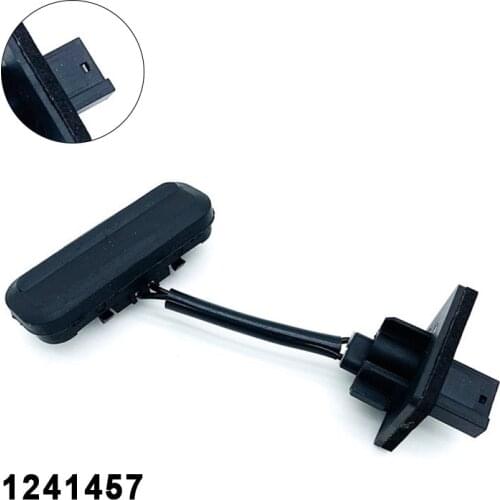Tailgate Boot Opening Trunk Switch 1241457 For GM Vauxhall Opel Omega Insignia Black Opening Trunk Switch Button Car Accessories