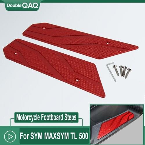 Motorcycle Footboard Steps Motorbike Foot Plate Foot Board For SYM MAXSYM TL 500 TL500