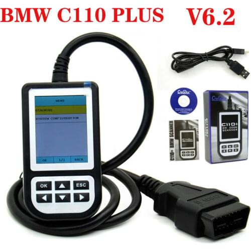 V6.2 For BMW Creator C110+ for BMW Code Reader Scanner for BMW C110+ Scanner C110 OBD2 Code Scanner For Diagnostic Scanner