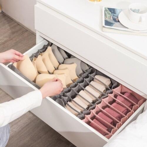 Cabinet Dresser Clothes Storage Organizer Box Folding Underwear Drawer Storage Box Divider Bra Scarf Tie Socks Box Drawer Type