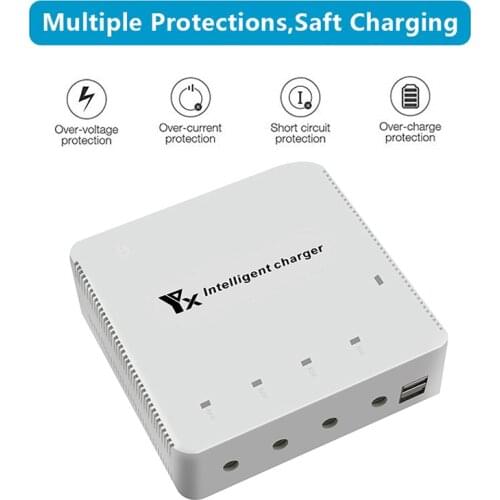 Battery Charger For DJI Mavic Air 2 Drones Battery Remote Controller Charger Smart Fast Charging at Same Time Hub Spare Parts