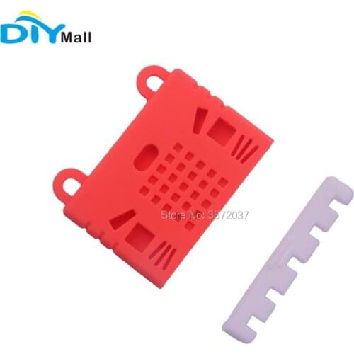 For BBC Micro:bit Microbit Protective Case Silicone Soft Cover Red