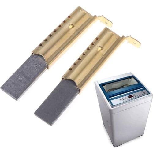 1 Pair Useful Washing Machine Motor Carbon Insert Brushes L94MF7 For Whirlpool