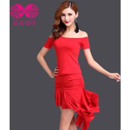 2017 Ballroom Dress Latin Fringe Dress Dance Costumes For Kids Ladies Suits Performance Wear Tassel Clothing Womens Skirt Set