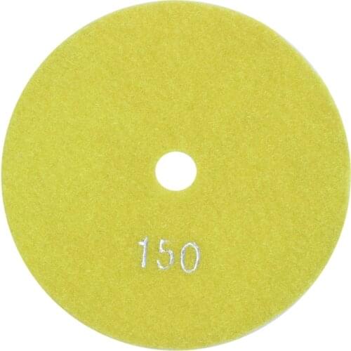 5 inch 125mm Wet Diamond Polishing Pads Marble Granite Grits 150